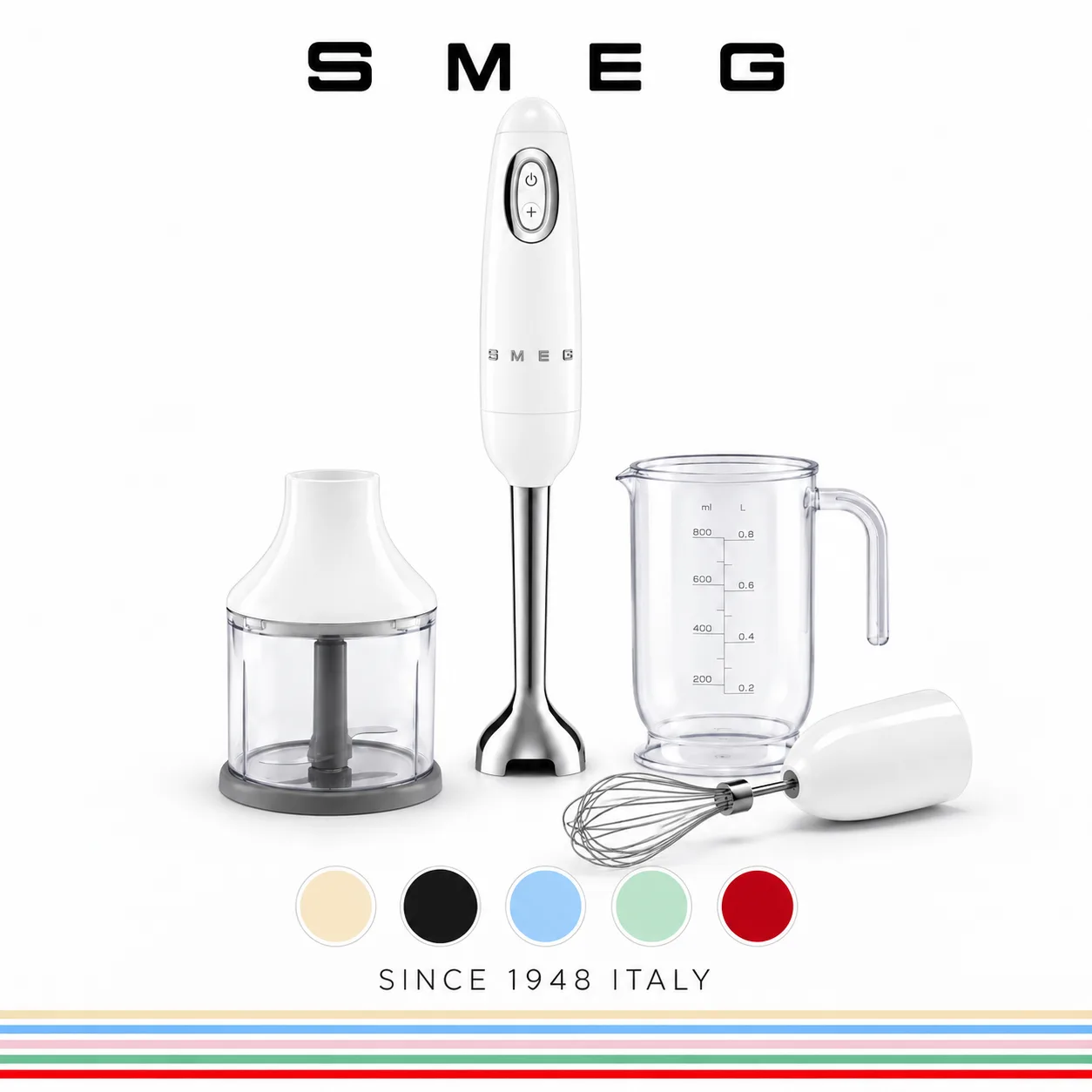 SMEG 50’s Style Hand Blender –  700W, Turbo Function