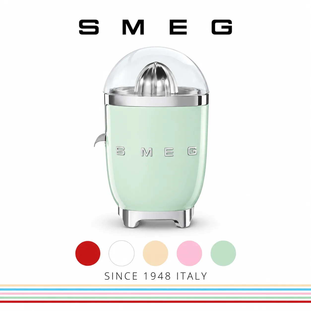 SMEG 50’s Style Citrus Juicer – 5 Colors Available