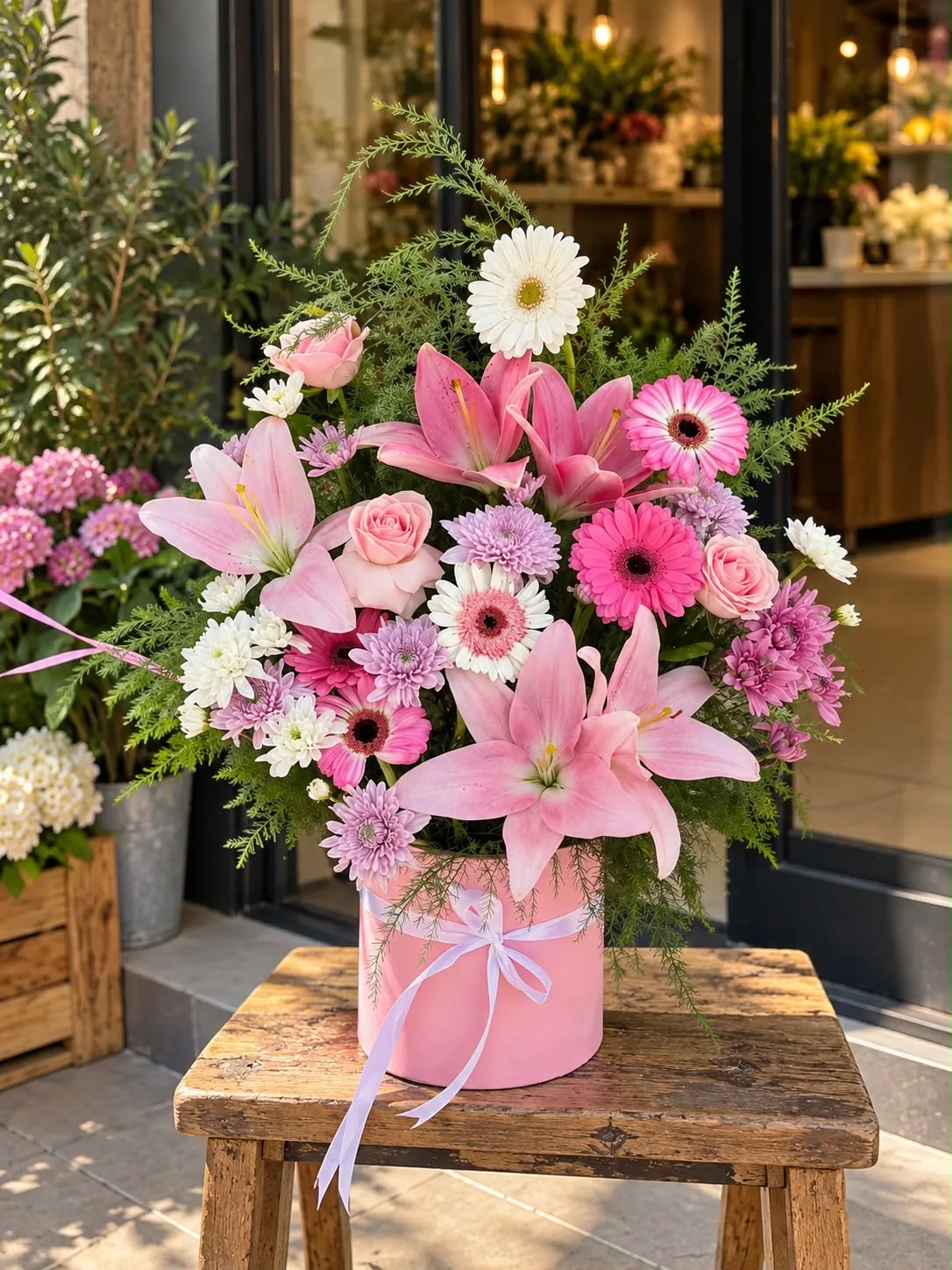 Pink Luxury Flower Bouquet 🌸