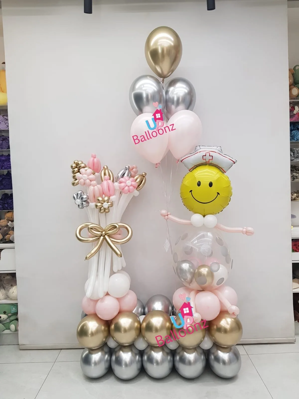 Nurse Appreciation Balloon Setup
