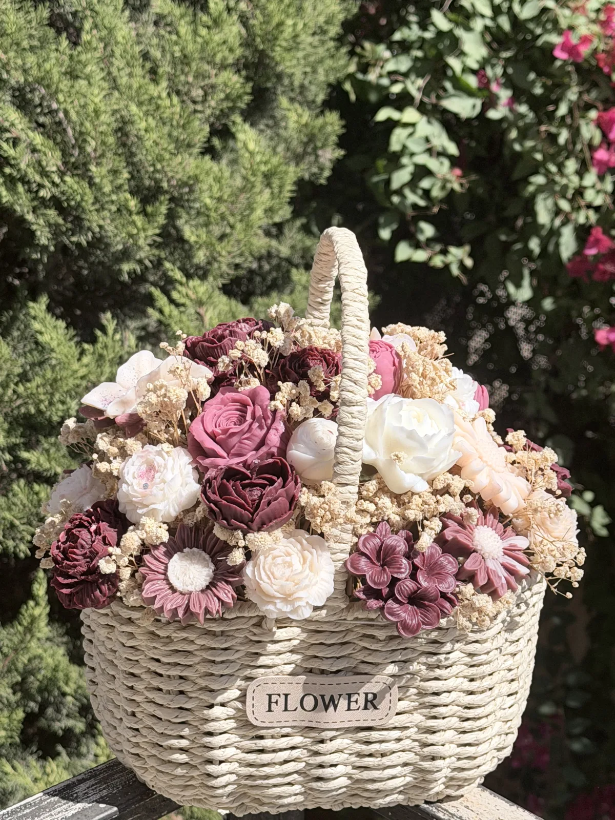 Handmade Scented Wax Flower Arrangement