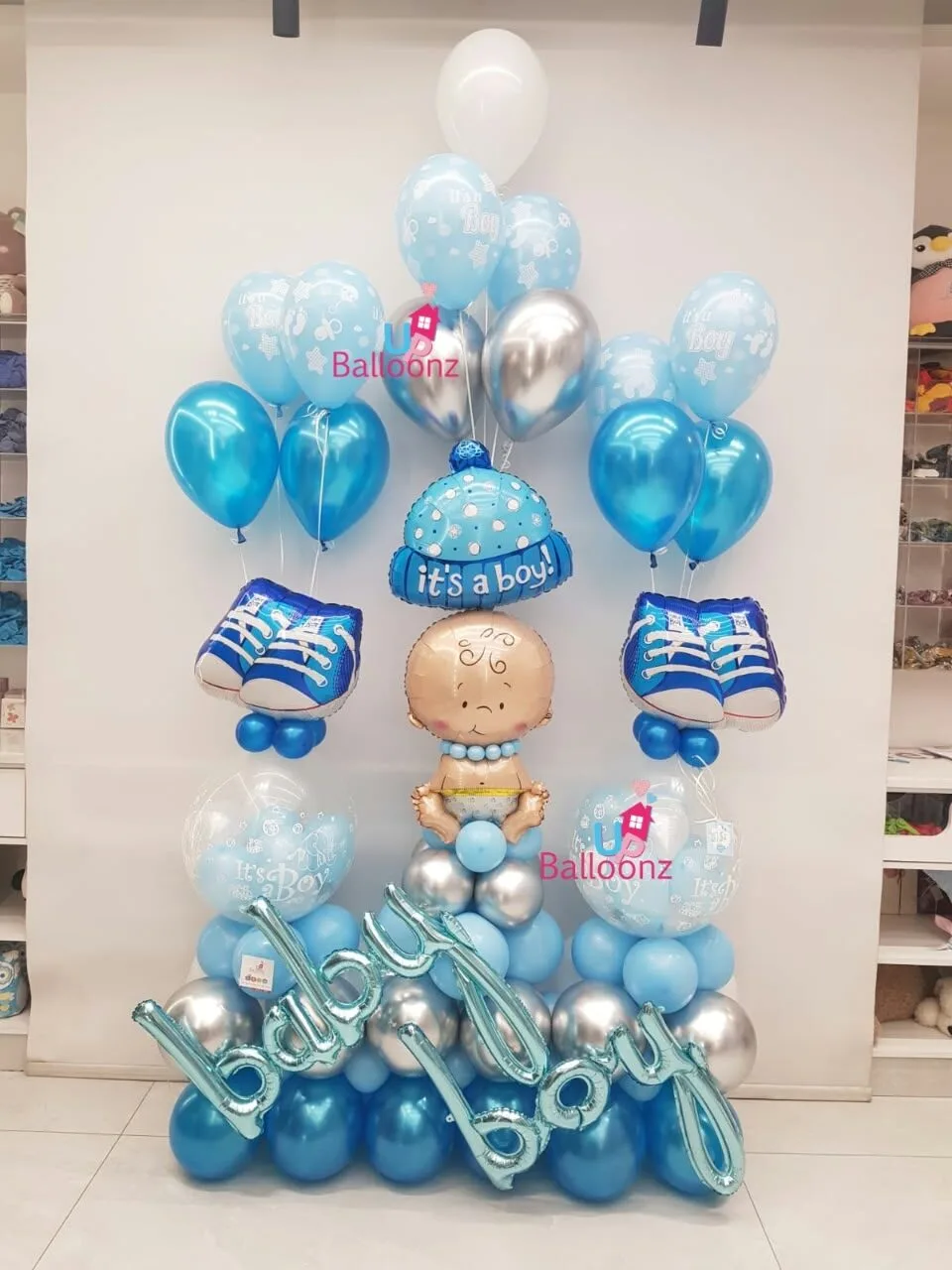 It’s a Boy Balloon Celebration Setup
