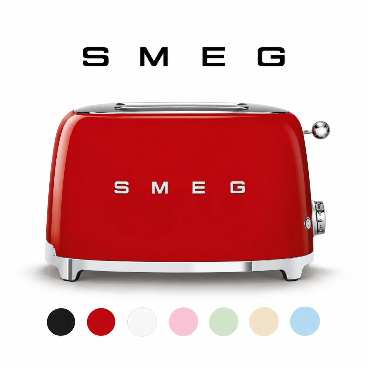SMEG 50’s Style 2-Slice Toaster – 7 Colors Available